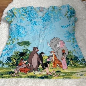 Disney women’s scrub top